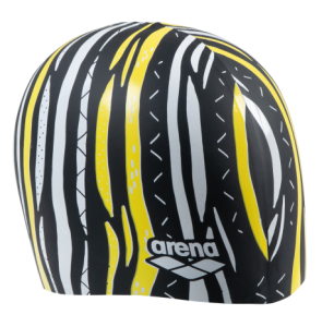 Czepek silikonowy na basen Arena HD Stripes